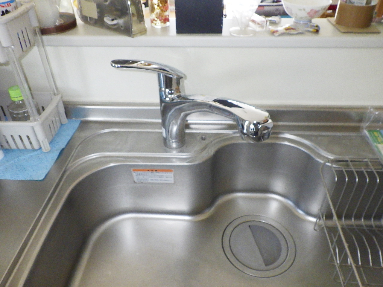 キッチンの水栓交換工事